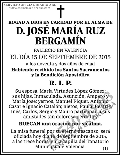 José María Ruz Bergamín